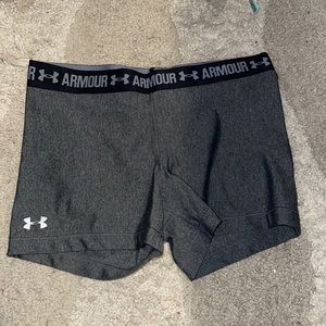 Under armour heat gear compression shorts.